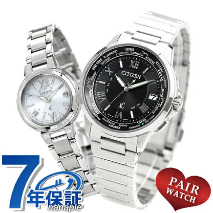 PairWatch Citizun Cross Sea夫妇夫妇名称名称检查男士女士观看品牌匹配的公民XC CB1020-54E ES9430-54A PAIR-XC12