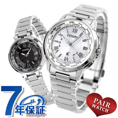 PairWatch Citizen Cooden Cross Sea Radio夫妇夫妇纪念纪念观看品牌品牌品牌插入公民XC CB1020-54A EC1010-57F PAIR-XC14