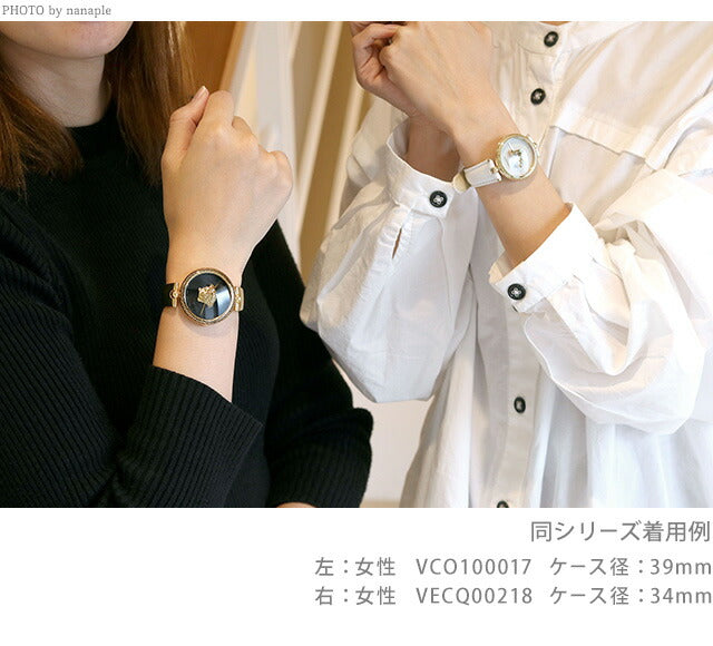 Versace Parazo Empire Quartz Watch Brand Ladies Vecq00618模拟金瑞士