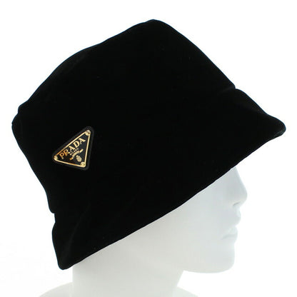 Prada Hat Ladies Brand PRADA VELLUTO Bis Course Rayon Italy 1HC137 NERO Black Accessories Selectable Model PRA1HC137F