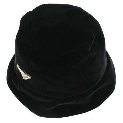 Prada Hat Ladies Brand PRADA VELLUTO Bis Course Rayon Italy 1HC137 NERO Black Accessories Selectable Model PRA1HC137F