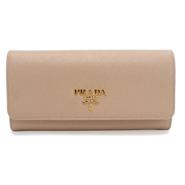 プラダ 長財布ニ折小銭入付き レディース ブランド PRADA イタリア 1MH132 CIPRIA ベージュ系 財布 PRA1MH132241