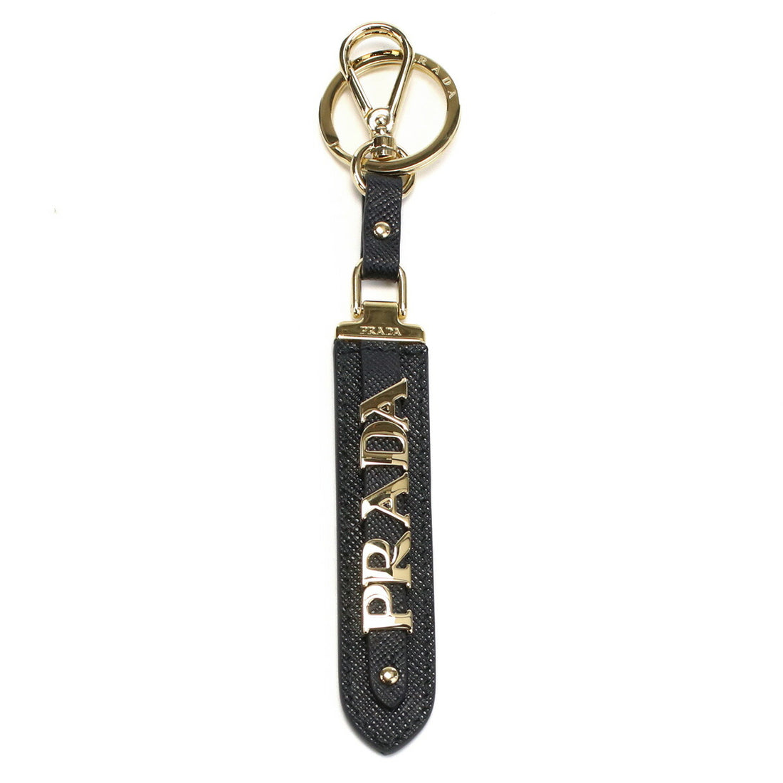 プラダ キーリング ユニセックス SAFFIANO レザー イタリア 1PP067 NERO ブラック 小物 PRA1PP067011