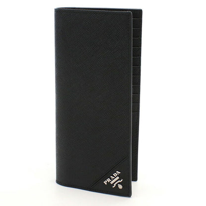 プラダ 長財布ニ折小銭入付き メンズ ブランド PRADA イタリア 2MV836 NERO　ブラック 財布 PRA2MV83601