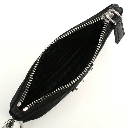 プラダ キーリング付小銭入れ メンズ ブランド PRADA イタリア 2TT117 NERO ブラック 財布 PRA2TT117011