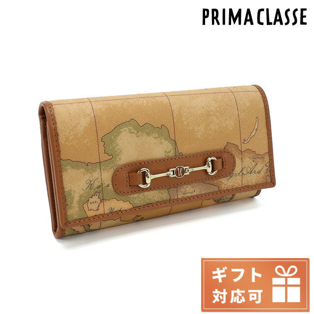 プリマクラッセ 長財布ニ折小銭入付き レディース PVC カーフ インド W072 NATURAL ベージュ系 財布 PRCW072011