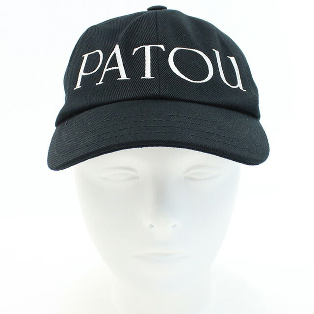 パトゥ キャップ レディース ブランド PATOU コットン100% ブルガリア AC0400132 BLACK ブラック 帽子 PTUAC0400132A