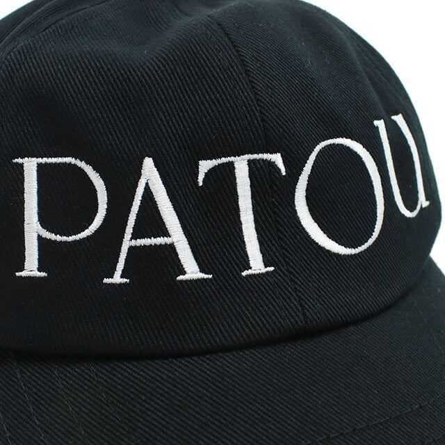 パトゥ キャップ レディース ブランド PATOU コットン100% ブルガリア AC0400132 BLACK ブラック 帽子 PTUAC0400132A