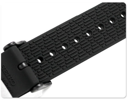 セイコー プロスペックス 交換用ベルト シリコン 22mm R7C03DR SEIKO ブラック R7C03DR