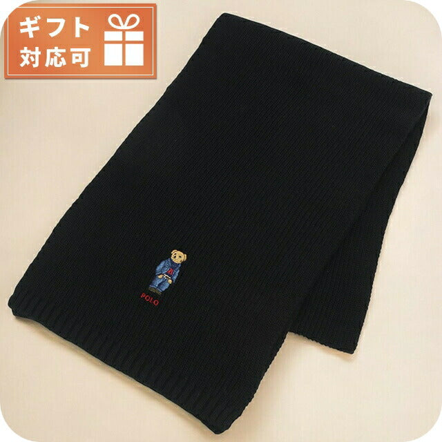 ラルフローレン マフラー ユニセックス ブランド RALPH LAUREN PC1269 ブラック 小物 RALPC1269011