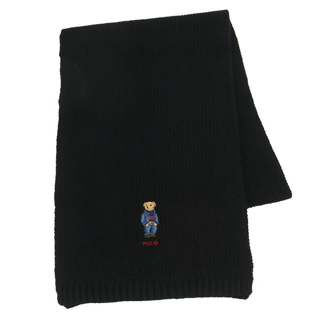 ラルフローレン マフラー ユニセックス ブランド RALPH LAUREN PC1269 ブラック 小物 RALPC1269011
