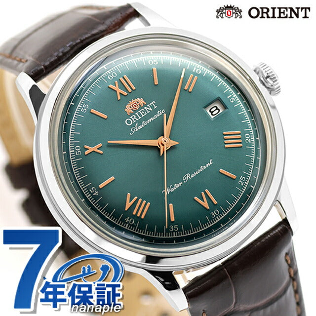 オリエント クラシック バンビーノ Orient Bambino 自動巻き 腕時計 ブランド メンズ ORIENT CLASSIC RN-AC0023E アナログ グリーン ブラウン RN-AC0023E
