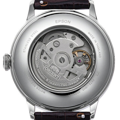 オリエント クラシック バンビーノ Orient Bambino 自動巻き 腕時計 ブランド メンズ ORIENT CLASSIC RN-AC0023E アナログ グリーン ブラウン RN-AC0023E