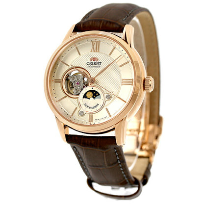 Orient Watch品牌经典Sun＆Moon Semis Semis Celton 42mm RN-AS0002S男士