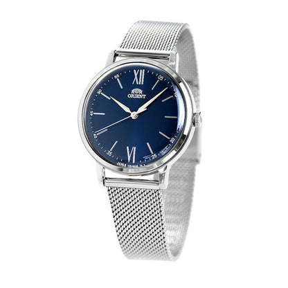 オリエント 腕時計 レディース クラシック 日本製 クオーツ RN-QC1701L ORIENT ネイビー メッシュベルト RN-QC1701L