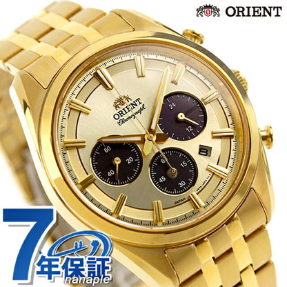 オリエント コンテンポラリー コンテンポラリー ソーラーパワード クロノグラフ ソーラー 腕時計 ブランド メンズ ORIENT CONTEMPORARY RN-TX0301G アナログ RN-TX0301G