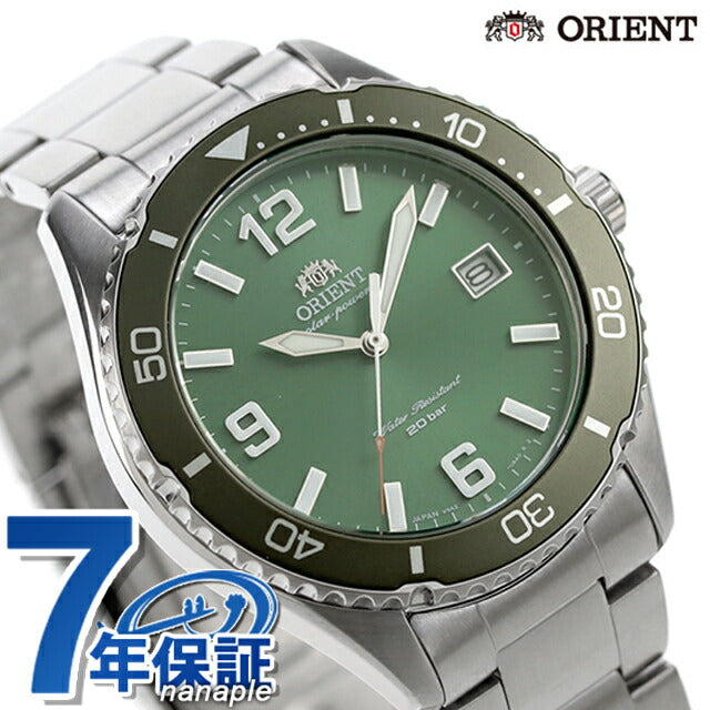 オリエント スポーツ オリエントマコ40 ソーラーパワード ソーラー 腕時計 ブランド メンズ ORIENT SPORTS RN-WJ0001E アナログ グリーン RN-WJ0001E