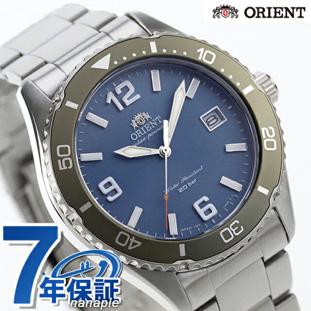オリエント スポーツ オリエントマコ40 ソーラーパワード ソーラー 腕時計 ブランド メンズ ORIENT SPORTS RN-WJ0002L アナログ ベビーブルー RN-WJ0002L