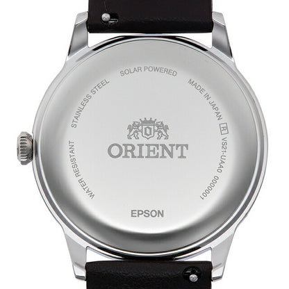 オリエント クラシック バンビーノ Orient Bambino 38 ソーラーパワード 腕時計 ブランド メンズ ORIENT CLASSIC RN-WK0003G アナログ アイボリー ブラウン RN-WK0003G