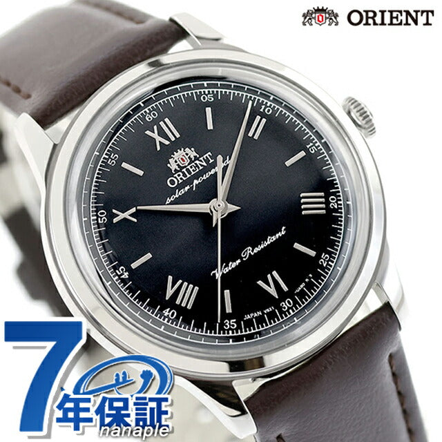 オリエント クラシック バンビーノ Orient Bambino 38 ソーラーパワード 腕時計 ブランド メンズ ORIENT CLASSIC RN-WK0004L アナログ ブラック ブラウン 黒 RN-WK0004L