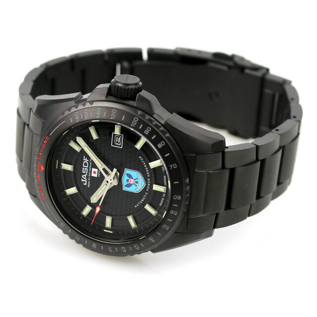 Kentex Watch Brand Aviation Rescue独家AGS Quartz男士重印型号有限型号替换皮带S778X-02模拟黑色黑色黑色黑色黑色黑色日本