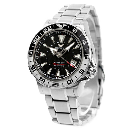 ケンテックス GMT 自動巻き 腕時計 ブランド メンズ 数量限定モデル S820X-01 アナログ ブラック 黒 日本製 S820X-01