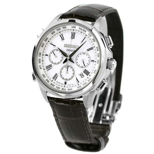 Seiko Dolce Solar Radio Radio Chronograph Sada039 SEIKO Dolce &amp; Exceline Men&