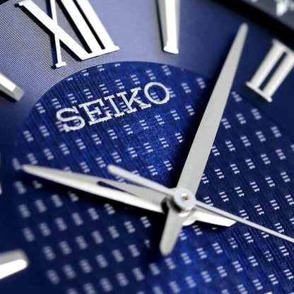 セイコー ドルチェ ソーラー電波 メンズ 腕時計 ブランド SADZ197 SEIKO ネイビー