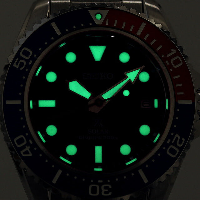 Seiko Prospex Diver Scuba Solar Divers Watch Made in Japan Men&