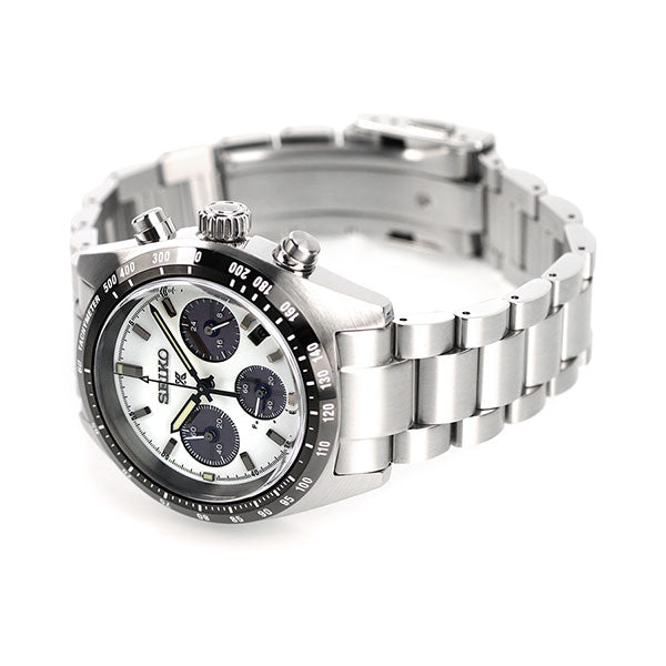 Seiko Prospex Speed ​​Timer Solar Chronograph Panda Dial Men&