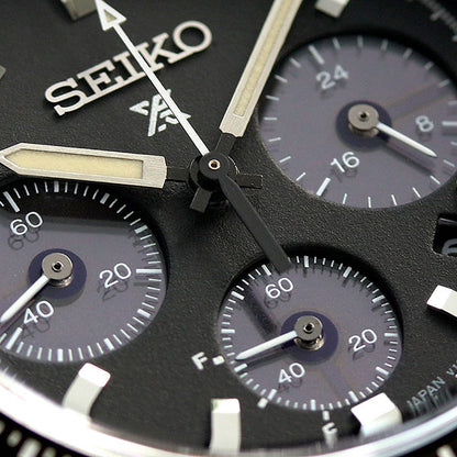 セイコー プロスペックス スピードタイマー ソーラー クロノグラフ 日本製 メンズ 腕時計 ブランド SBDL091 SEIKO ブラック