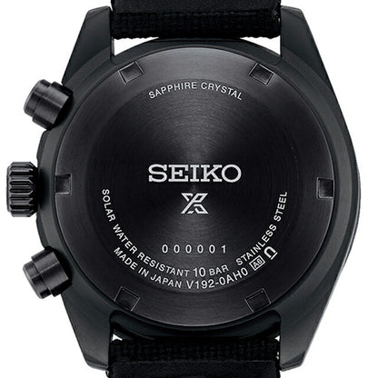 セイコー プロスペックス スピードタイマー ソーラー 腕時計 ブランド メンズ SEIKO PROSPEX SBDL105 アナログ オールブラック 黒 日本製