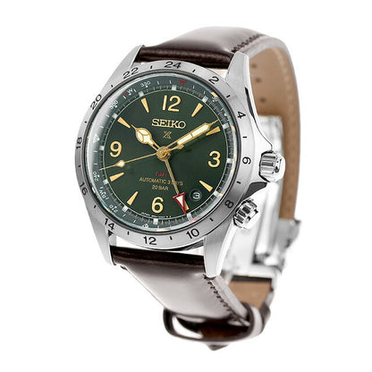 Seiko Prospex Alpinist机械GMT常规型号自动观看品牌男士核心商店独家Seiko Seiko sepex sbej005