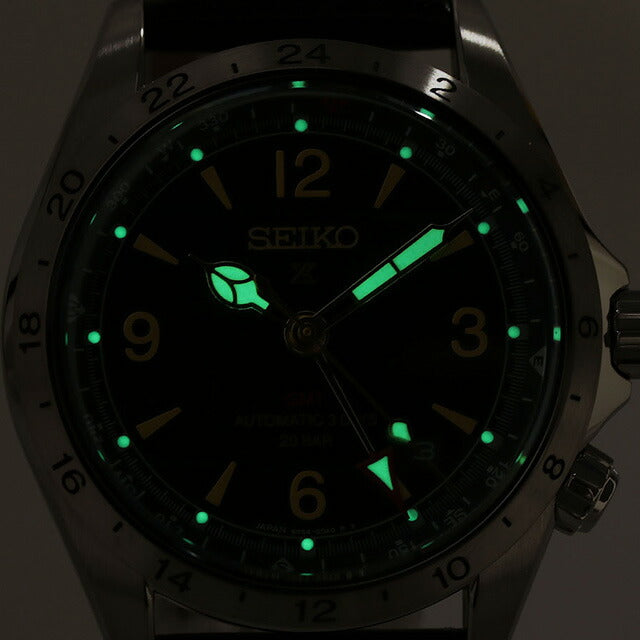 Seiko Prospex Alpinist机械GMT常规型号自动观看品牌男士核心商店独家Seiko Seiko sepex sbej005