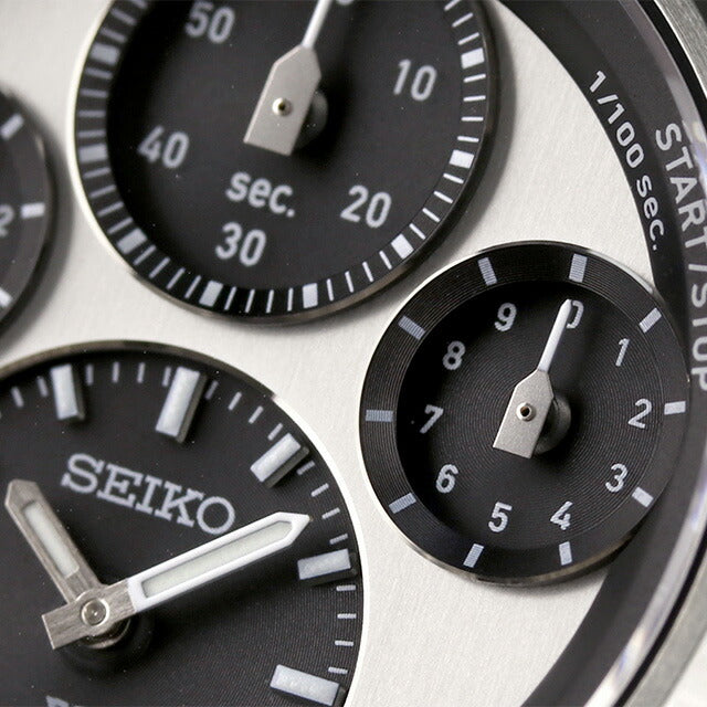 セイコー プロスペックス スピードタイマー ソーラー 腕時計 ブランド メンズ SEIKO SBER001 アナログ ホワイト ブラック 黒