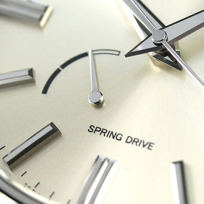 Grand Seiko Spring Drive 9R自动绕组机械银辐射表盘男士遗产收藏表品牌SBGA437 Seiko Gold