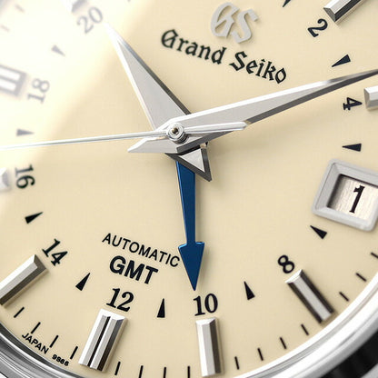 Grand Seiko 9S机械SBGM221精工优雅系列观看品牌男士39mm自动机械皮革腰带精工