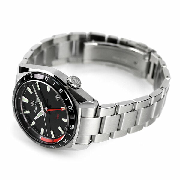 Grand Seiko Tough GS 9F石英GMT男士运动系列观看品牌SBGN019 Seiko Seiko Tough GS Black