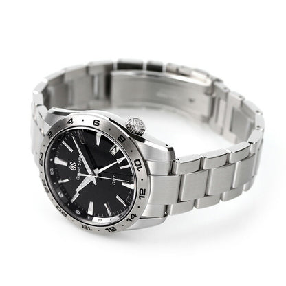 グランドセイコー スポーツコレクション アクティブ 腕時計 ブランド メンズ クオーツ GMT 9Fクオーツ SEIKO SBGN027 アナログ ブラック 黒 SBGN027