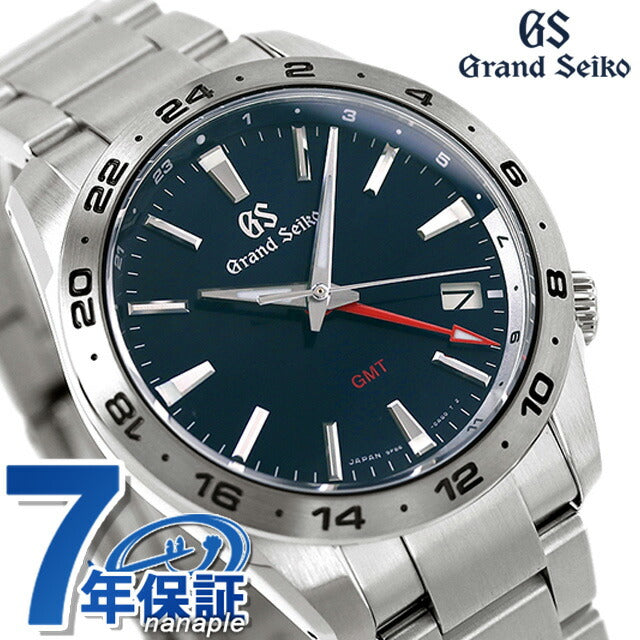 大精人体育系列活跃手表品牌石英GMT 9F石英seiko sbgn029模拟海军在日本制造