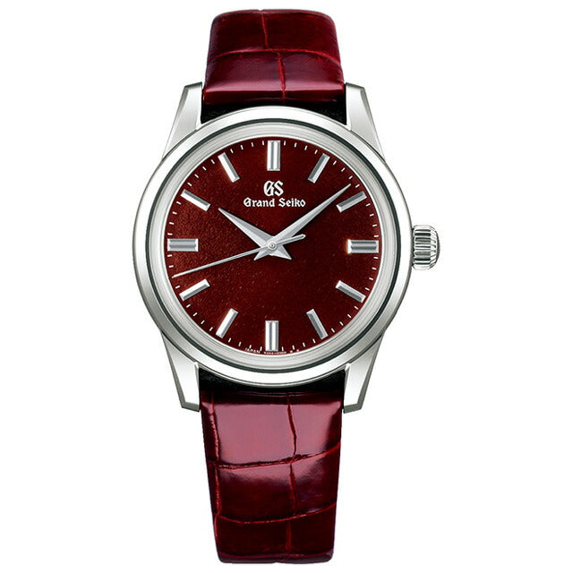グランドセイコー 9Sメカニカル エレガンス コレクション 手巻き 腕時計 ブランド メンズ 革ベルト SEIKO SBGW287 アナログ レッド 赤 日本製 SBGW287