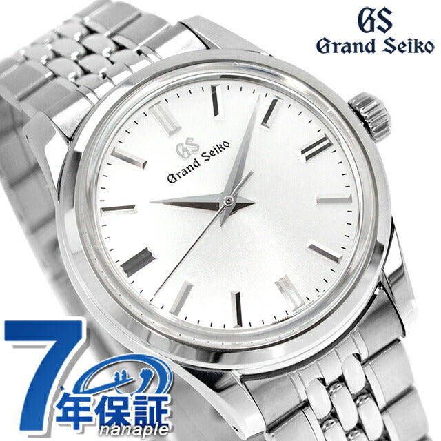 Grand Seiko Elegance系列经典手工手表手表品牌男士大自然的SBGW305模拟白银在日本制造