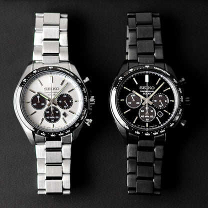 セイコーセレクション メンズ ソーラークロノグラフ 限定モデル ソーラー 腕時計 ブランド SBPY165 SEIKO ホワイト SBPY165