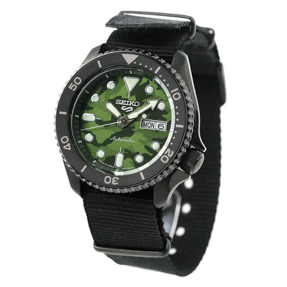 Seiko 5 Sports Sports Style Camouflage Automatic Mechanical Watch Brand Men Limited Model Camouflage SEIKO SBSA173