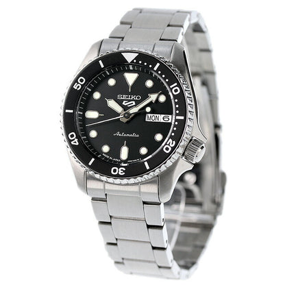 セイコー5 スポーツ SKX Series 自動巻き 機械式 腕時計 ブランド メンズ レディース SEIKO SBSA225 アナログ ブラック 黒 日本製 SBSA225