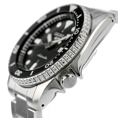 セイコー5 スポーツ SKX Series 自動巻き 機械式 腕時計 ブランド メンズ レディース SEIKO SBSA225 アナログ ブラック 黒 日本製 SBSA225
