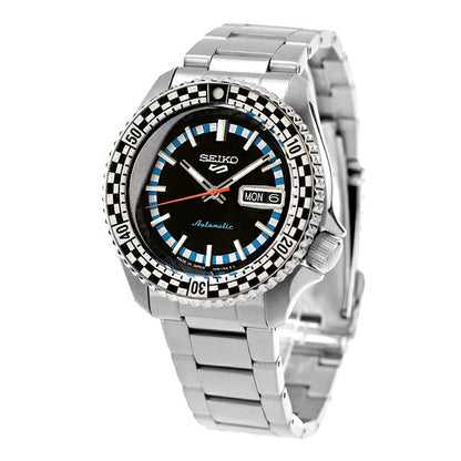 Seiko 5 Sports Checker Flag Automatic Watch Brand Men&