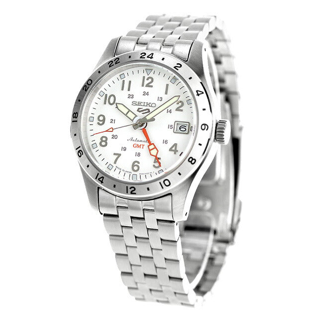 セイコー5 スポーツ フィールド GMT スポーツ スタイル 自動巻き 腕時計 ブランド メンズ Seiko 5 Sports Field Series SBSC009 ホワイト SBSC009