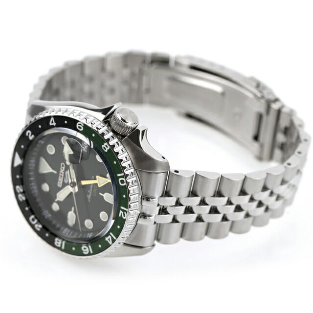 セイコー5 スポーツ SKX Series GMT 自動巻き 腕時計 ブランド メンズ Seiko 5 Sports SBSC019 アナログ グリーン 日本製 SBSC019