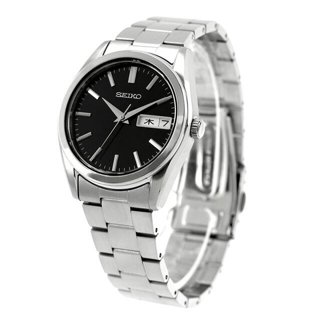 セイコーセレクション メンズ アナログクオーツ デイデイトSシリーズ クオーツ 腕時計 ブランド メンズ SEIKO SELECTION SBTH011 アナログ ブラック 黒 SBTH011